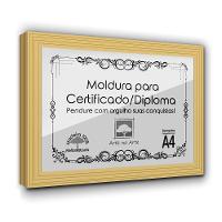 Kit 10 Certificados Diplomas A4 Com Tela De Acetato E Mdf Titulos Moldura Marfim - 8