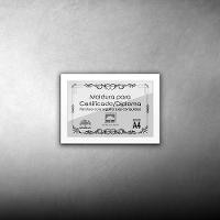 Kit 3 Certificados Diplomas A4 Com Tela De Acetato E Mdf Titulos Moldura Branca - 9