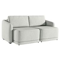 Sofá Cama Modulado Retrátil E Reclinável Decorativo Varsóvia 196cm Linho Cinza G33 - Gran Belo - 3