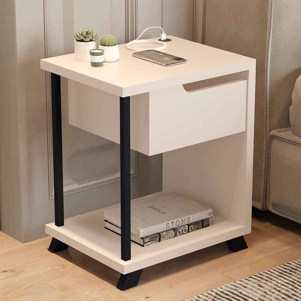 Criado Mudo Ravenna Perola - 1