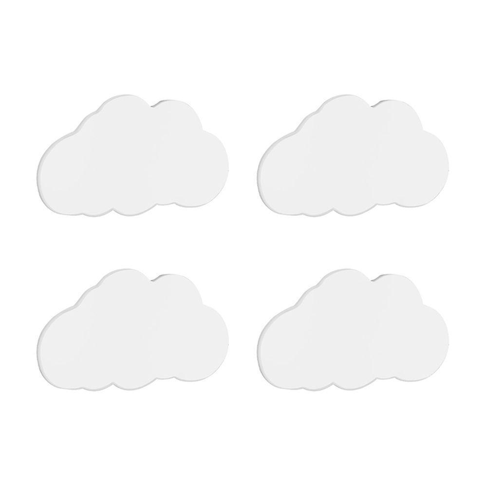 Kit 4 Luminarias De Parede Nuvem Com Led - Cor: Preto - 1