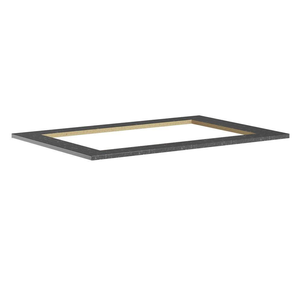 Tampo Para Cooktop 80cm Em Mdf 12256x15 Onix Onix - 1