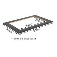 Tampo Para Cooktop 80cm Em Mdf 12256x15 Onix Onix - 5