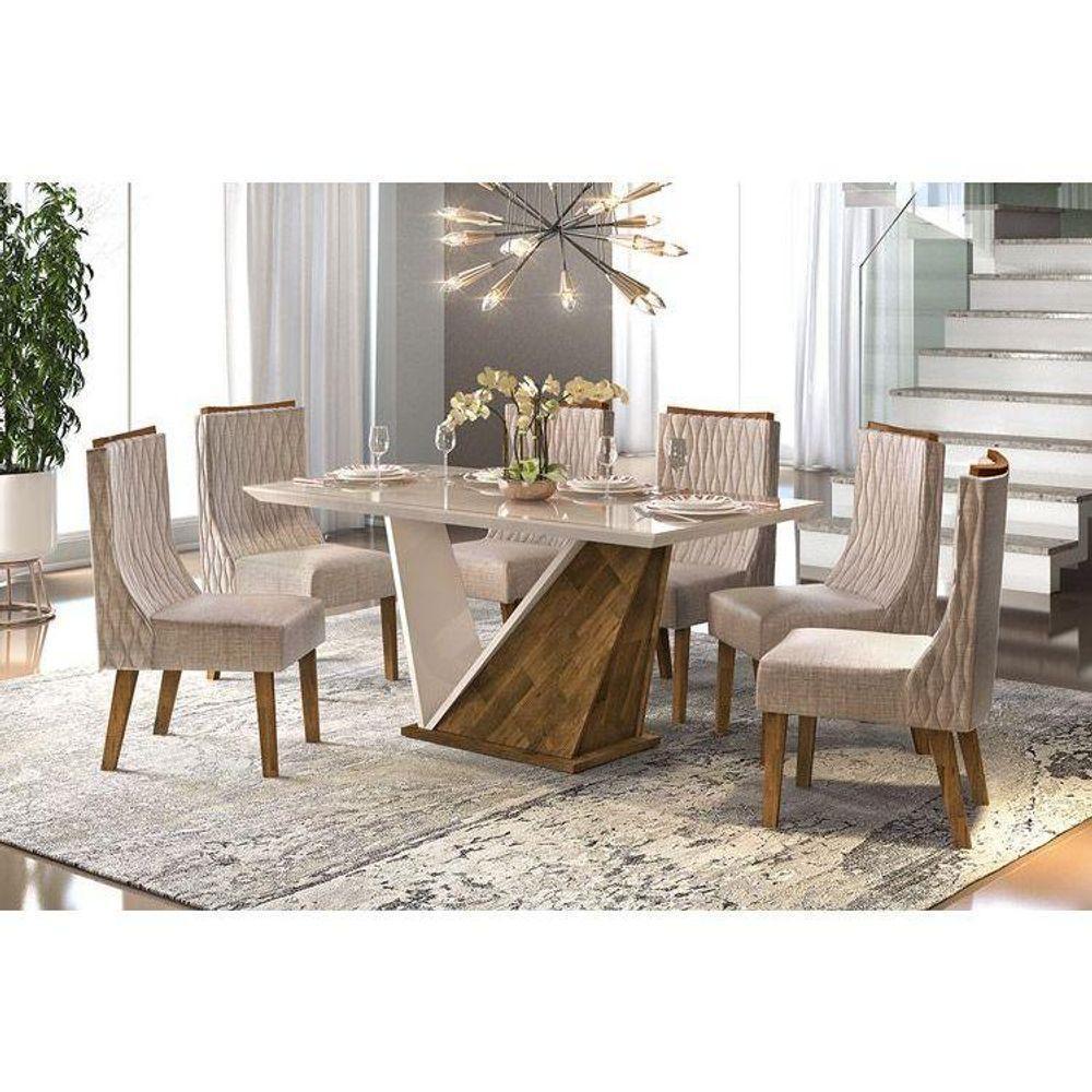 Cadeira Sala de Jantar Jade Kit 2 Un Demolição/Veludo Moca - DJ Móveis - 2