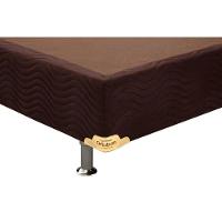 Cama Box Base King Universal Suede Brown (186x198x20) - Ortobom - 2