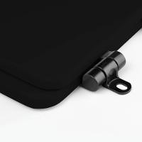 Tampa De Vaso Poliéster Com Fechamento Lento Link/Lk Preto Fosco Para Louça Deca Com Ferragem Preta - 3