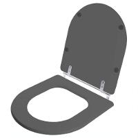 Tampa De Vaso Calypso Cinza Ambar Para Bacia Incepa 6Lpf - 6