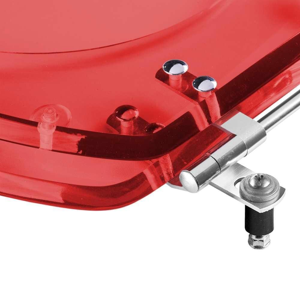 Tampa De Vaso Poliéster Avalon Vermelho Translúcido Para Louça Ideal Standard - 2