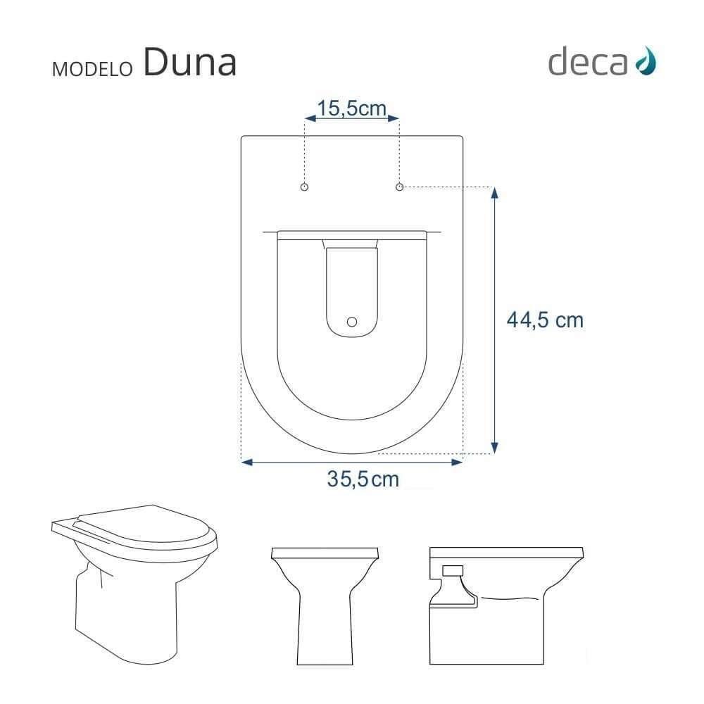 Tampa De Vaso Laqueado Com Fechamento Lento Duna Marrom Fosco Para Louça Deca Com Ferragem Dourada - 4