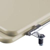 Tampa De Vaso Acrilico Boss Bege Fosco Matte Para Bacia 6Lpf - 3