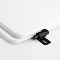 Assento Sanitário Mdf Soft Close Nuova Branco Para Vaso Deca Com Ferragem Preta - 2