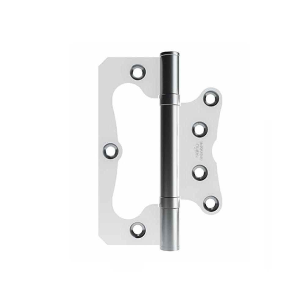 Kit 3 Dobradiças Aço De Sobrepor 4" Cromado - União Mundial - 4