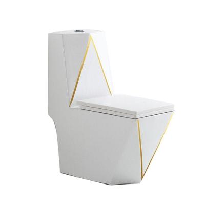 Vaso Sanitário Acoplado (monobloco) Imperial Diamond Gold