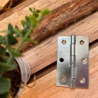 Dobradiça Americana Ferro Zincado - Gubler 76x48mm - 2