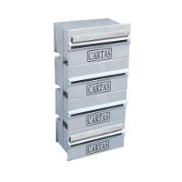 Caixa Correio Condomínio Detrás Para Grade Inox 4 Módulos - 1