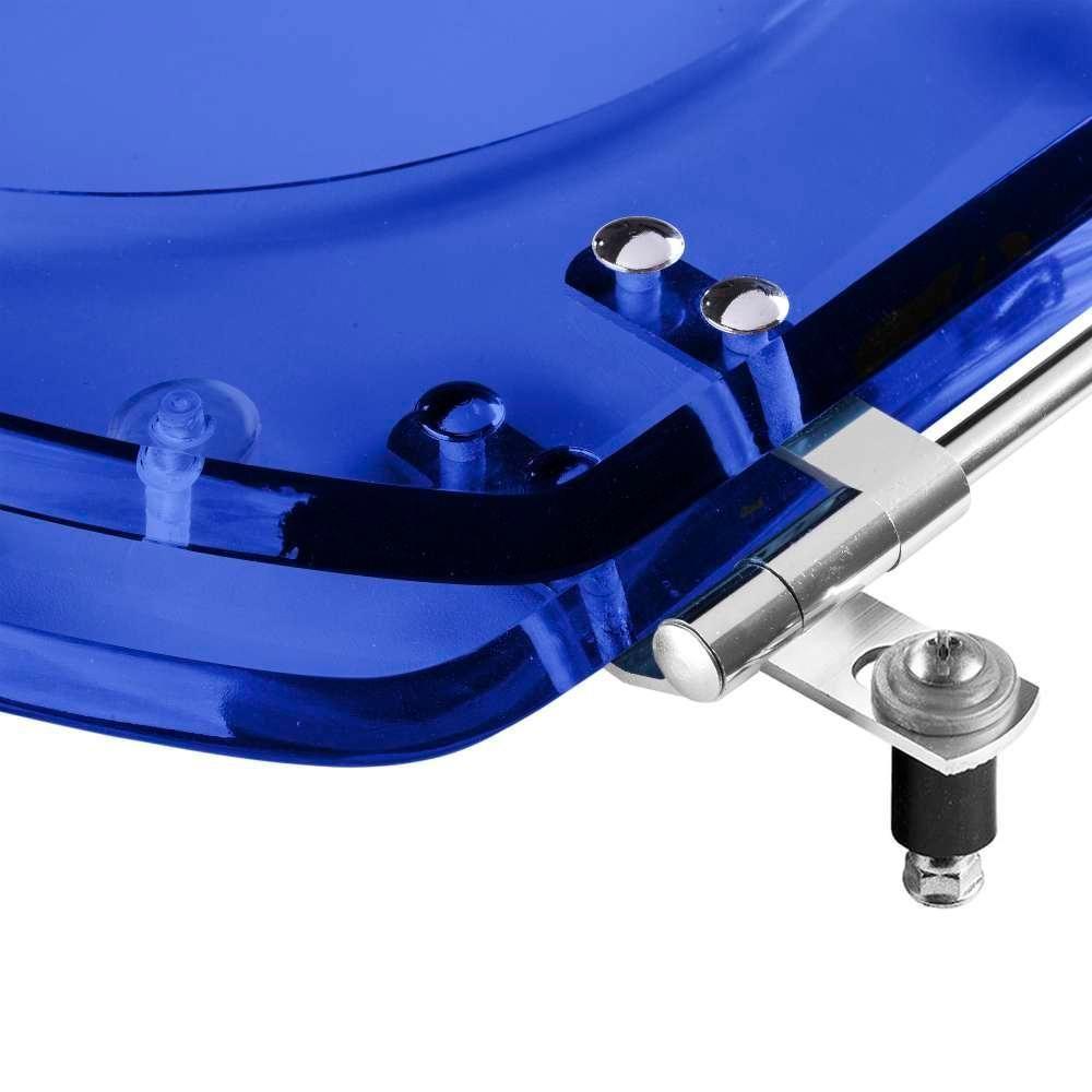 Assento Sanitario Poliester Azalea Azul Translucido Para Vaso Celite - 3