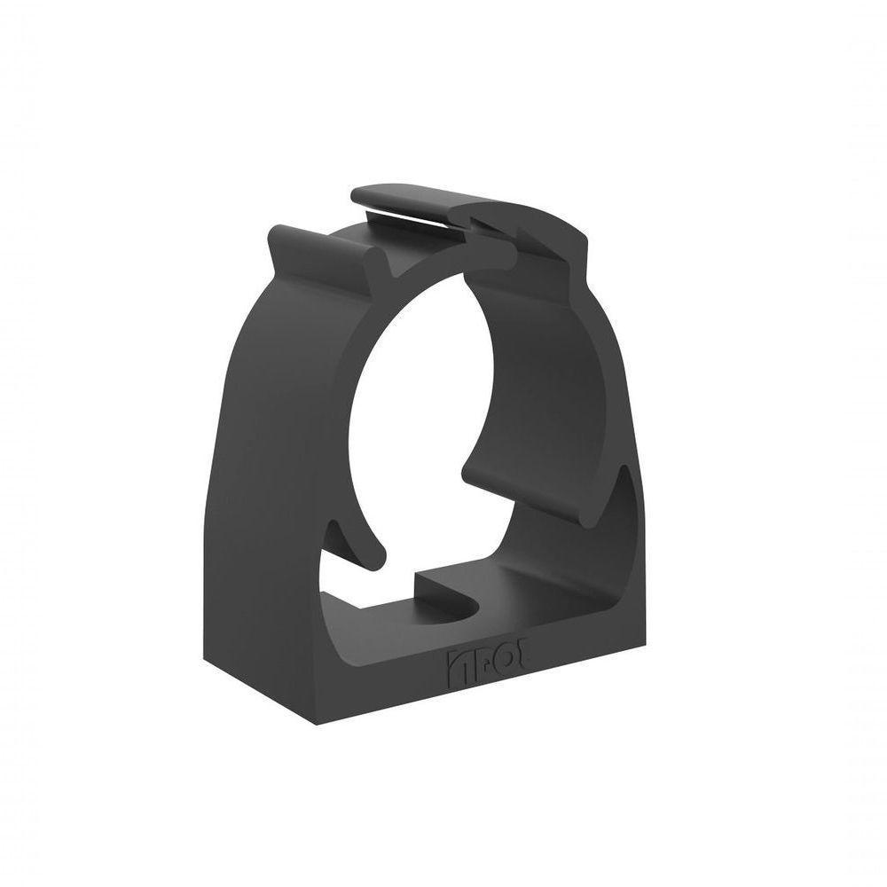 Abraçadeira Pvc 1/2" Para Eletroduto Preto Inpol - 1