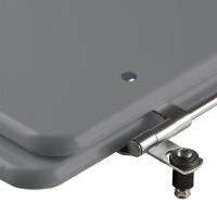 Tampa De Vaso Boss Gris Fosco Para Bacia Incepa 6Lpf - 3