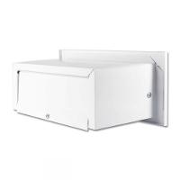 Caixa Correio Carta Luxo Hat Chapeu Branca Fosca 23 Cm Profundidade - 3