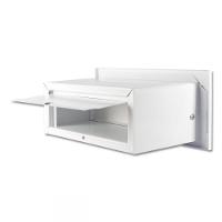 Caixa Correio Carta Hat Chapeu Branca Fosca 17 Cm Profundidade - 2