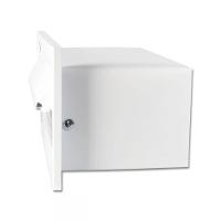 Caixa Correio Carta Hat Chapeu Branca Fosca 17 Cm Profundidade - 4