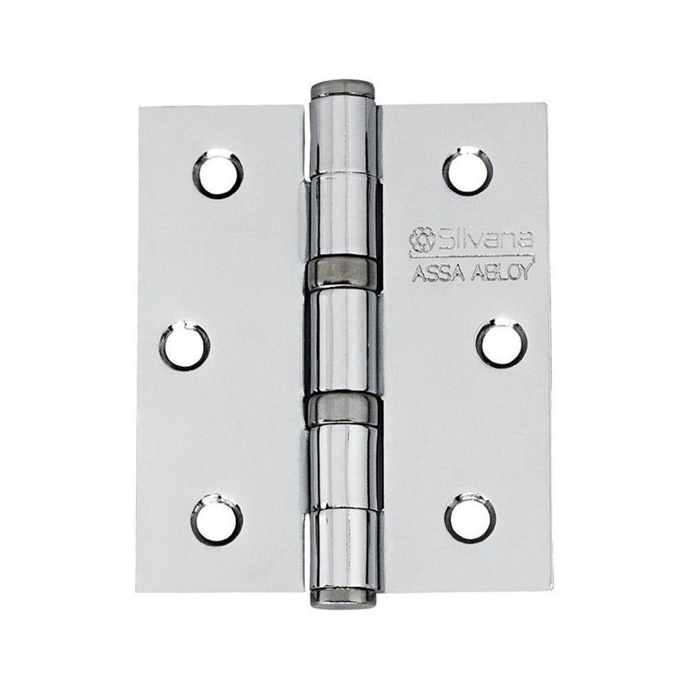Dobradiça Para Porta Com Rolamento 891 Silvana Cromada - 1