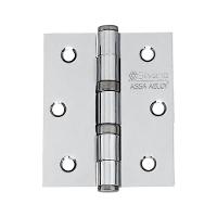 Dobradiça Para Porta Com Rolamento 891 Silvana Cromada - 1