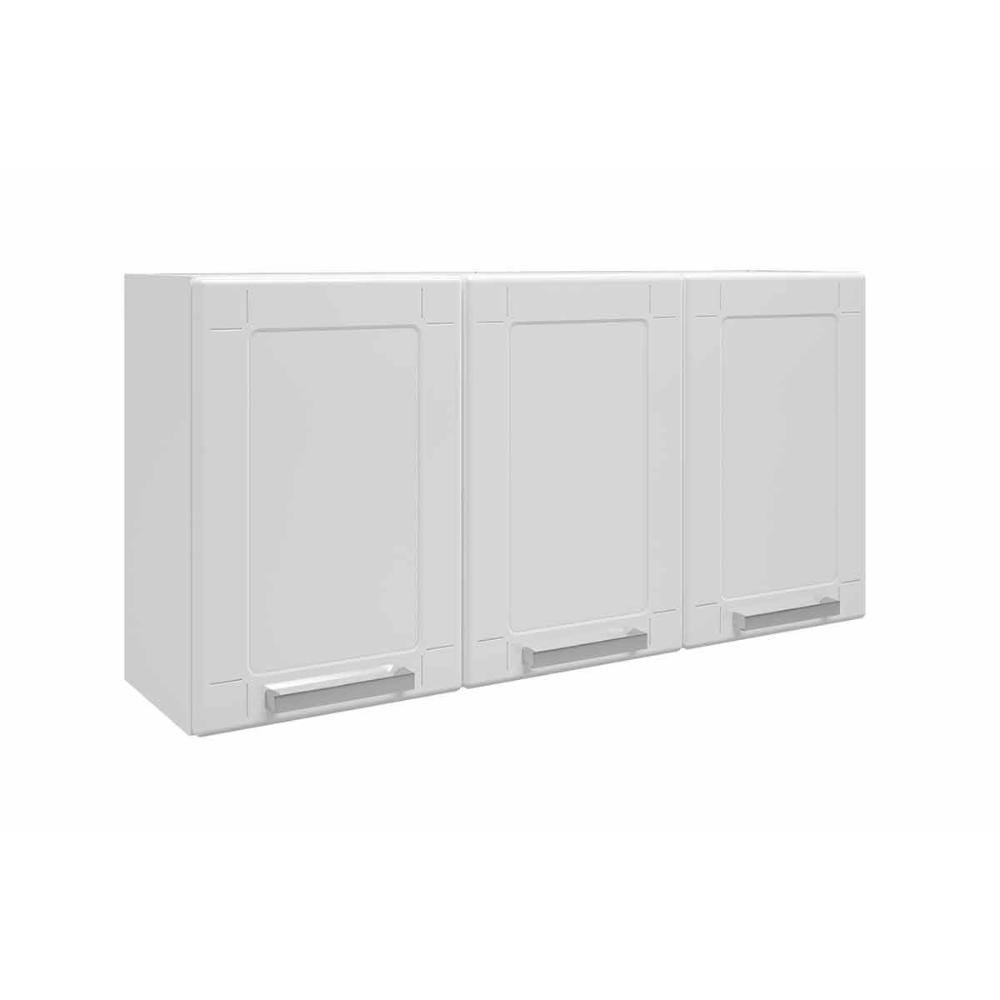 Armário Aéreo p/ Cozinha  Múltipla 6009 c/ 3 Portas 105cm Branco - Bertolini - 1
