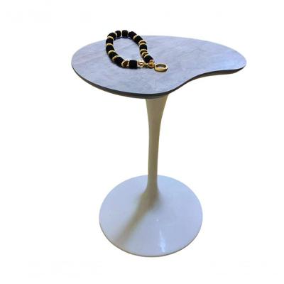 Mesa Saarinen Organica De Apoio 60cm Tampo Cimento