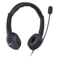 Fone Headset Corp Usb Com Microfone - Preto - Vk390 - 1