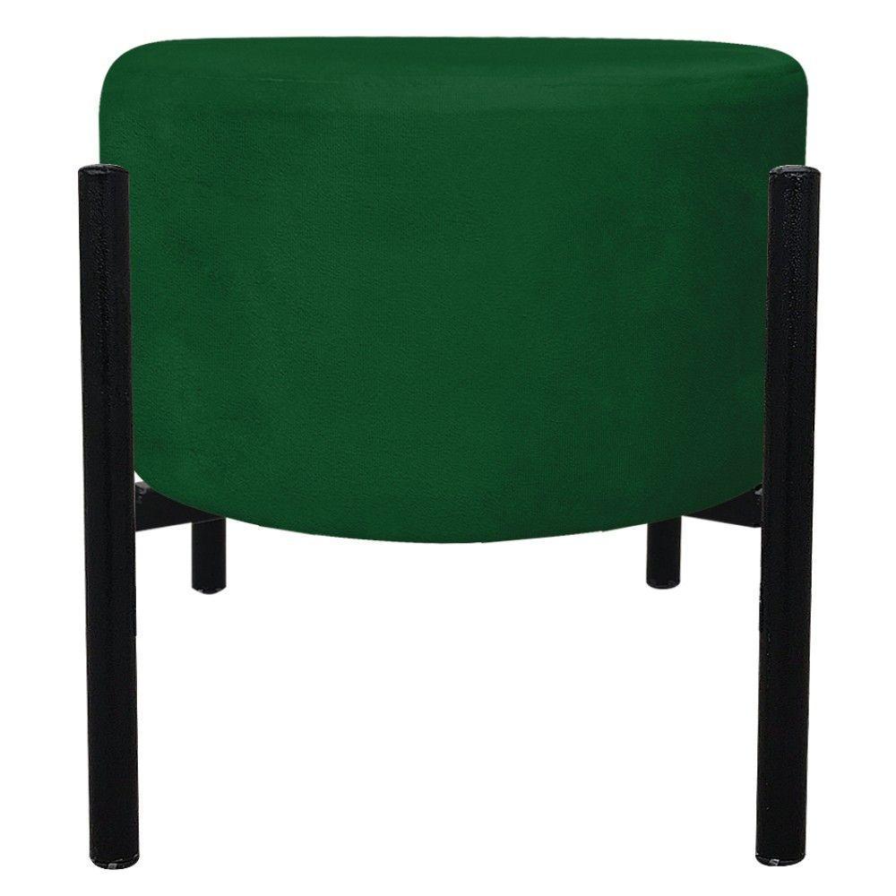 Kit 04 Puffs Iron Suede Verde Base Palito D´rossi - 7