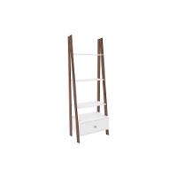 Estante para Sala RT3091 c/ 3 Prateleiras Branco/Rustico - Movelbento - 1