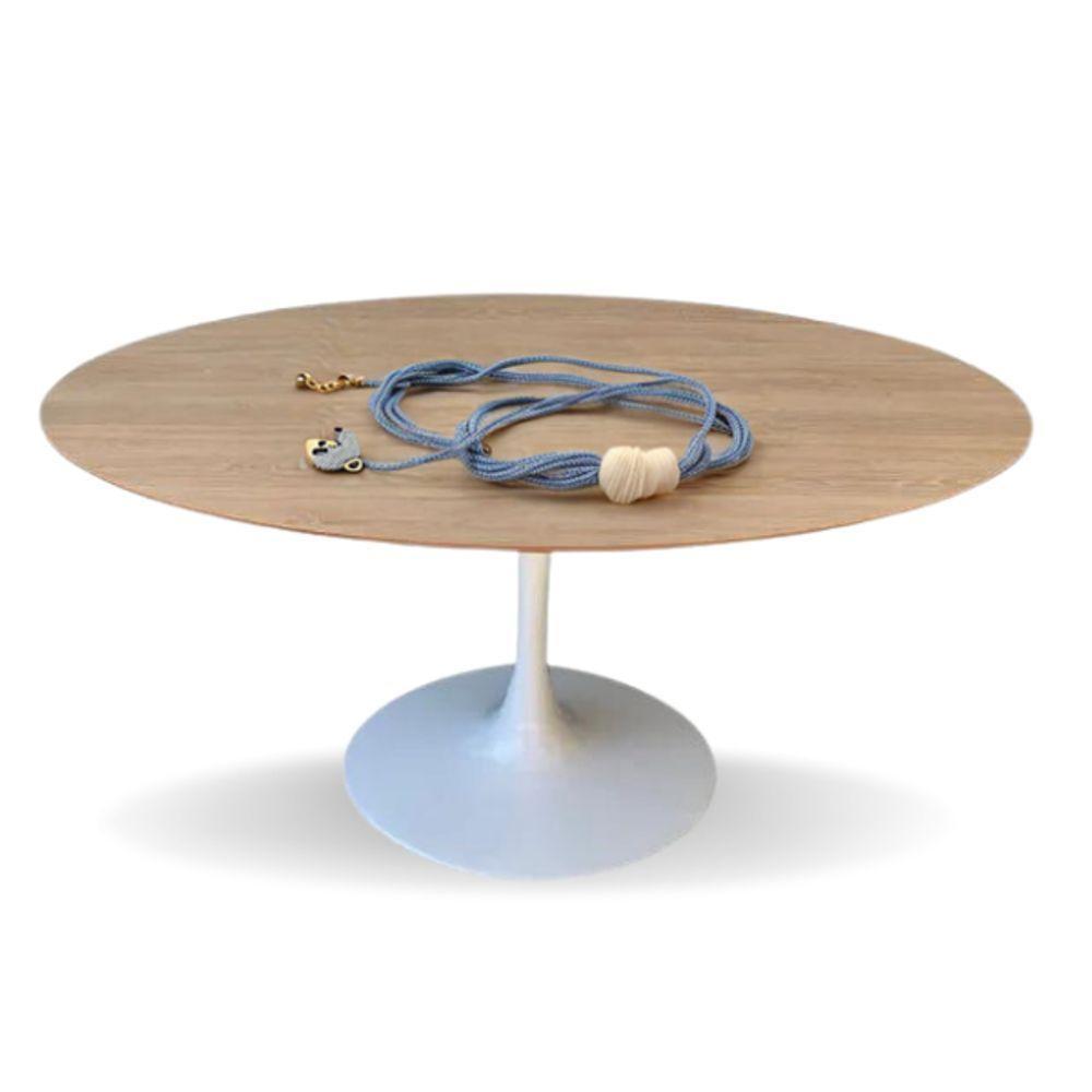 Mesa De Jantar Tulipa Saarinen Redonda 150cm Tampo Cor Jade - 3