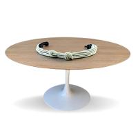 Mesa De Jantar Tulipa Saarinen Redonda 150cm Tampo Cor Jade - 2