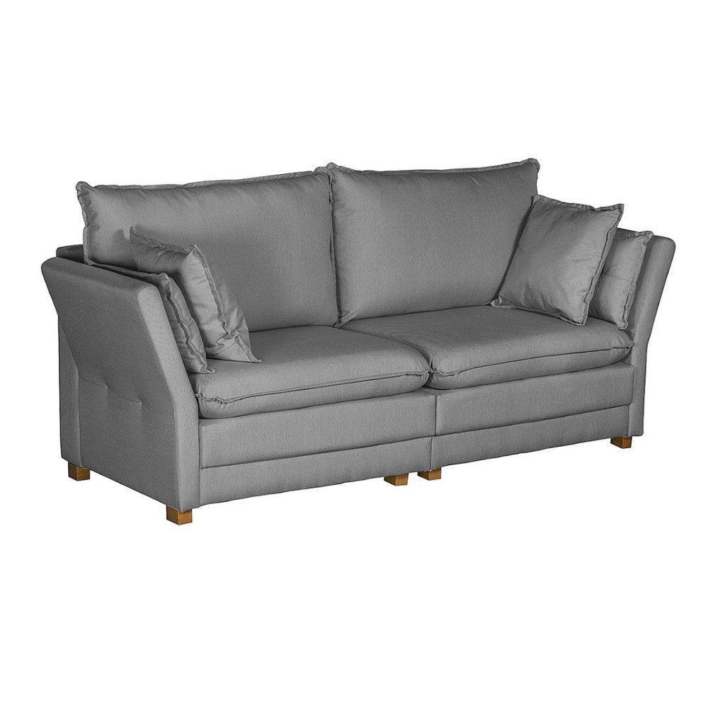 Sofá Natal Living Com 4 Lugares 2.20M Linho Corriente Cinza - 2