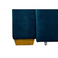 Sofá Modular 4 Lugares 2.30M Retrátil E Reclinável Azul - 3