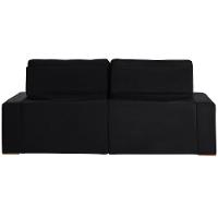 Sofá Modular 5 Lugares 2.50M Retrátil E Reclinável Preto - 2
