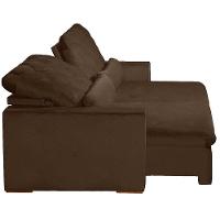 Sofá Modular 4 Lugares 2.30M Retrátil E Reclinável Marrom - 6