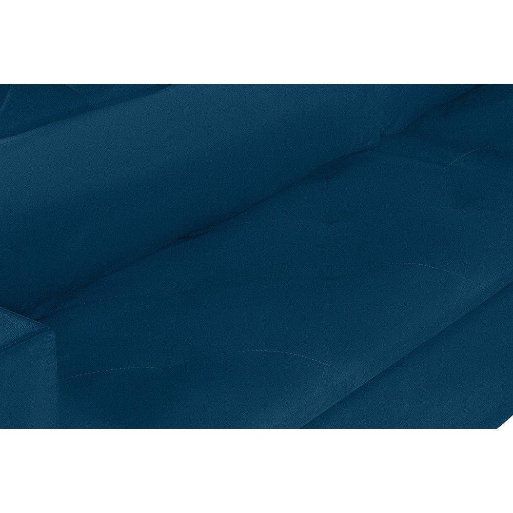 Sofá Modular 5 Lugares 2.50M Retrátil E Reclinável Azul - 3