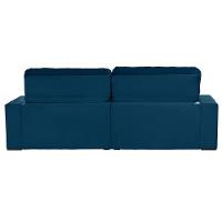 Sofá Modular 5 Lugares 2.50M Retrátil E Reclinável Azul - 2