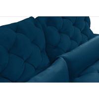 Sofá Modular 5 Lugares 2.50M Retrátil E Reclinável Azul