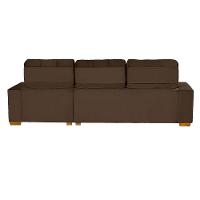 Sofá Modular 6 Lugares 3.05M Retrátil E Reclinável Marrom - 5