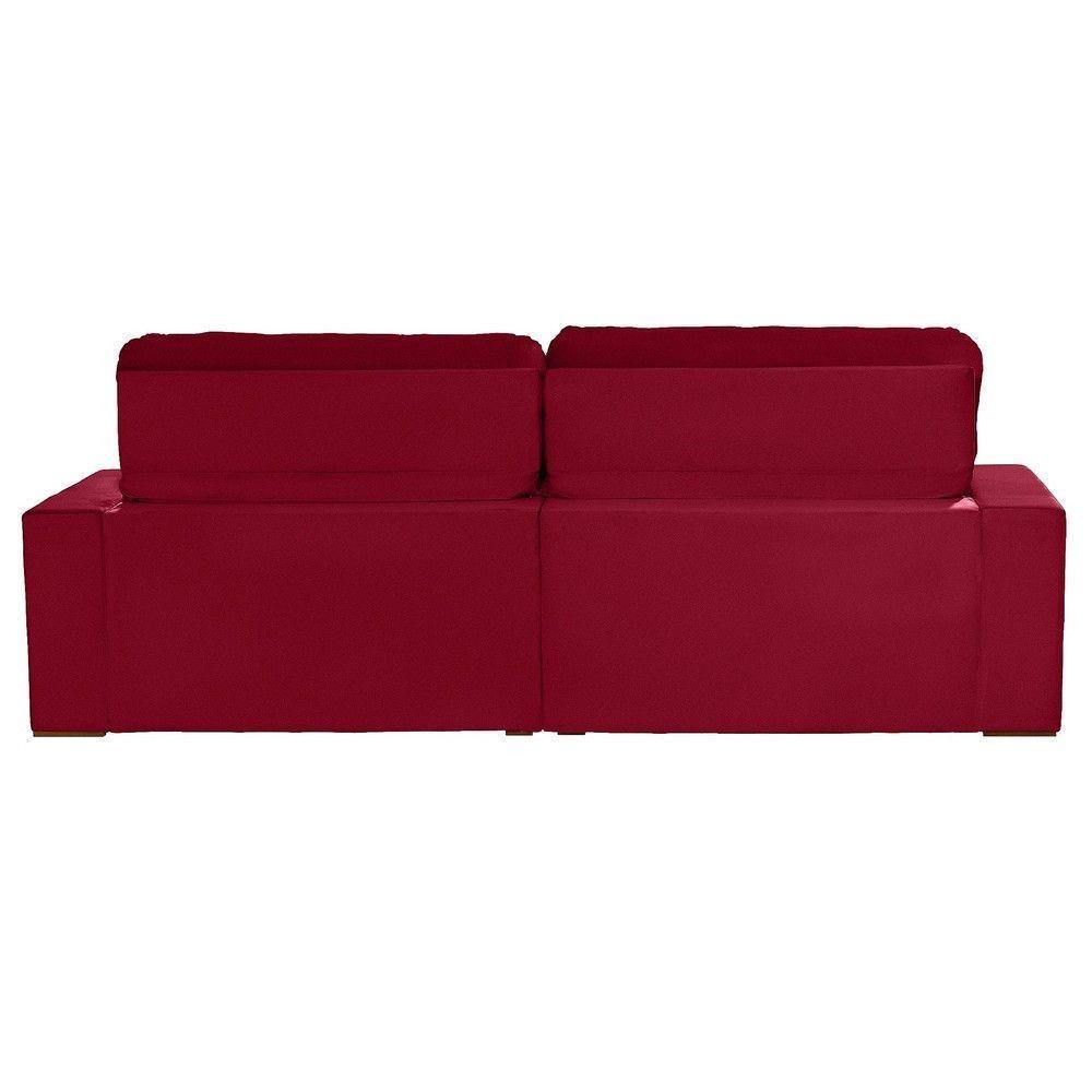 Sofá Modular 6 Lugares 2.90M Retrátil E Reclinável Vermelho - 11