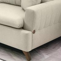 Sofa 2 Lugares 160 Cm Eron Linho Cru Vazzano Cru