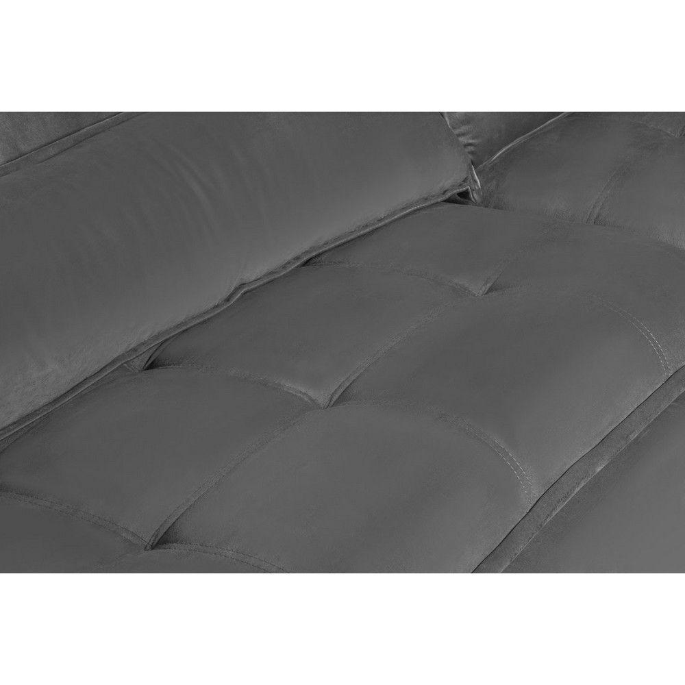 Sofá Modular 6 Lugares 2.90M Retrátil E Reclinável Cinza - 4