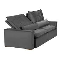 Sofá Modular 6 Lugares 2.90M Retrátil E Reclinável Cinza - 5