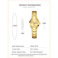 Relógio Feminino Poshi 930 à Prova D'água Ouro - 2