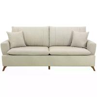 Sofa 3 Lugares 200 Cm Eron Linho Cru Vazzano Cru - 9