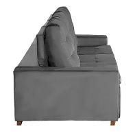 Sofá Modular 6 Lugares 3.05M Retrátil E Reclinável Cinza - 5