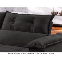 Sofá Retrátil E Reclinável 2,90m 5 Lugares Cinza - 7